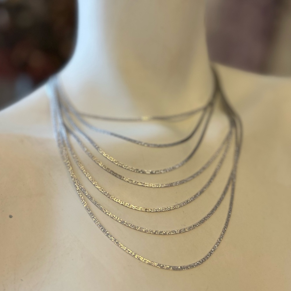Silver Chained Necklace